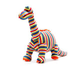 Knitted Stripe Diplodocus Large Teddy
