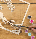 Wooden Great Wave Art Craft Kit
