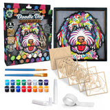 Wooden Doodle Dog Art Craft Kit
