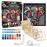 Wooden Elephant Art Craft Kit