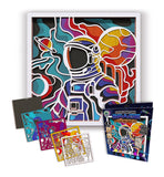 Wooden Space Scene Art CraftKit
