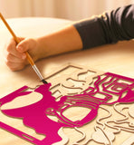 Wooden Space Scene Art CraftKit
