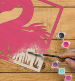 Wooden Flamingo Art Craft Kit