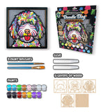 Wooden Doodle Dog Art Craft Kit