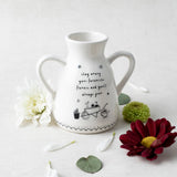 Send With Love 'Stay Among..' Twin Handle Bud Vase