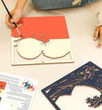 Wooden Great Wave Art Craft Kit