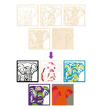 Wooden Elephant Art Craft Kit