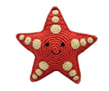 Starfish Baby Rattle, Fair Trade Crochet Organic Cotton