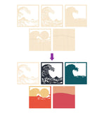 Wooden Great Wave Art Craft Kit