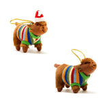 Highland Cow Hanging Decoration, Knitted Jumper