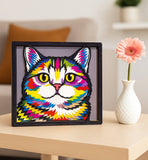 Wooden Cat Art Craft Kit