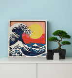 Wooden Great Wave Art Craft Kit
