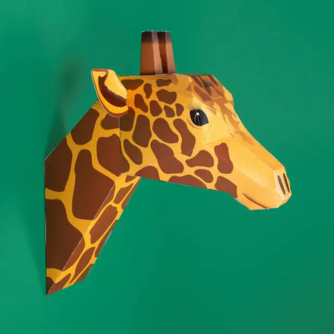 Make your own giraffe head