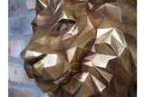 Geometric Lion Head