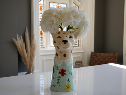 Leopard Vase