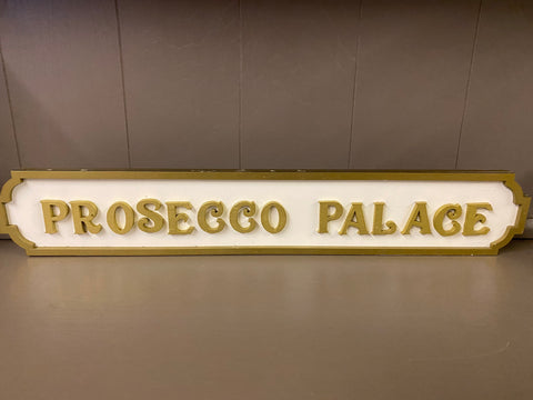 Prosecco Palace sign