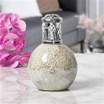 Glass Mosaic Fragrance Lamp in white