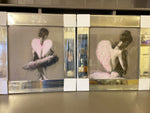 Silver Mirror Frame Ballerina Picture
