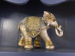 Gold and Silver decorated elephant