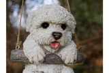 Puppy Dog on a Branch