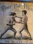 Fight for what you believe in - boxing picture