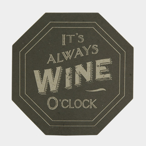 Wine O'clock Coasters