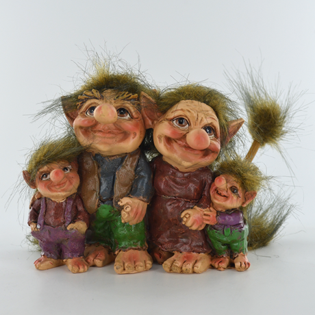 Troll Family Of Four